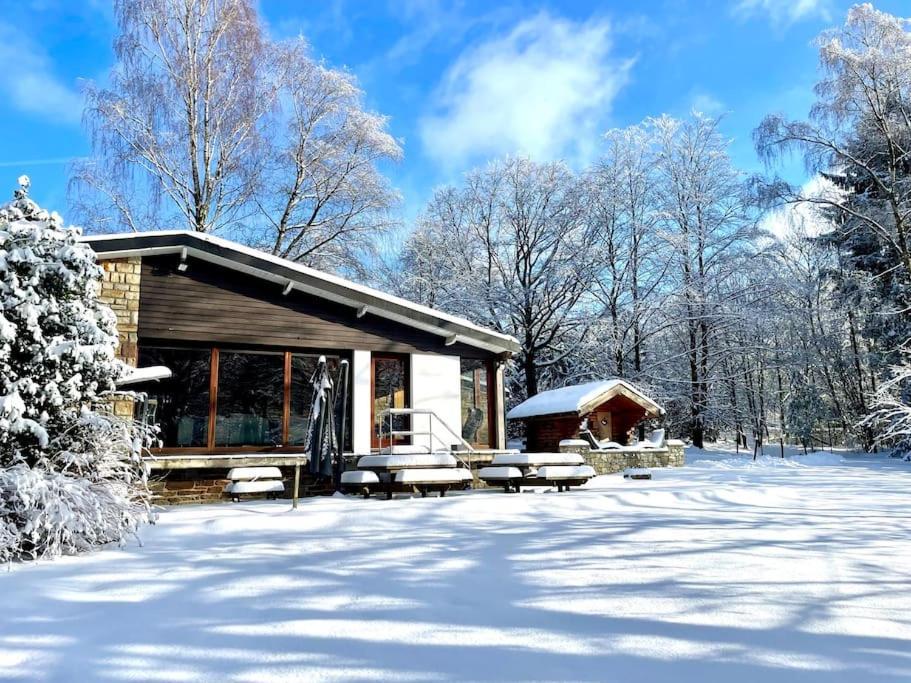 Willa La Barra'K Maison De Vacances Avec Piscine Waimes Zewnętrze zdjęcie